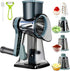 KalraMay Cheese Grater,Rotary Cheese Grater with Handle, Multifunctional Rotary Cheese Shredder Effortlessly Grates