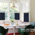 PANELSBURG Bunk Bed Curtains for Bottom, Navy Blue Blackout Short Kids Curtains, 36 Inch Length