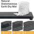 Uninol Countertop Sponge Holder for Kitchen Sink,Sink Caddy Organizer With Stone Drying Tray, Stainless Steel Kitchen