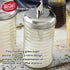 TableCraft HBH860 Beehive Collection Sugar Pourer, 12 oz. Capacity, Clear Glass, Dishwasher Safe