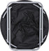 Nouva Folding Chair, Foldable Moon Chair Lounge Faux-Fur Round Reading Chair Gaming Chair w/Metal Frame for Kids Teens