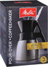 Set 42 Set Melitta Pour-Over Coffee Brewer & Stainless Steel Carafe with Coffee Filters, Ounce