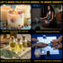 Tikem Kitch 70pack Set Witchcraft Supplies Herbs Kit, Dried Flowers for Witch Beginner, Bulk Herb Gift for Wicca
