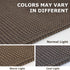 IOHOUZE Washable Runner Rug 2'x7', Rubber Backing for Hallways, Indoor Kitchen Rugs, Woven Cotton Floor Carpet (Brown)