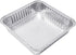 Fig & Leaf (20 Pack) 7” x 7” Square Baking Cake Pans, Disposable Aluminum Foil Tins for Roasting Cooking