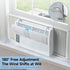 17.5" 28.5" Adjustable AC Air Deflector, AC Vent Deflector, Direct Airflow Prevention, Extends to Length,Fits Most