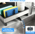 Ouletoy Countertop Kitchen Sink Caddy Organizer, Stainless Steel Sponge Holder, Kitchen Caddy Sink Organizer with Dish