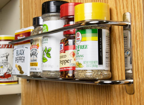 Nifty Solutions Spice Racks (Door/Wall Stainless Steel Spice Rack) by Nifty Solutions