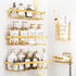 Liuoud 5 Pack Shower Caddy Organizer Rack Shelf for Inside Shower, Self