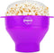 POPCO Silicone Microwave Popcorn Popper with Handles, Collapsible Bowl BPA Free, 15 Colors Available
