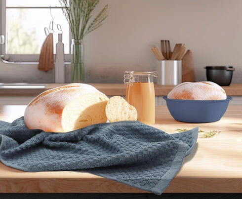 Set 12 100% Set 16 28 COTTON CRAFT Amazing Kitchen Towel - of Terry Towels - Cotton Euro Caf Waffle Weave Dish Towel