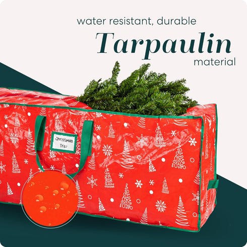Handy Laundry Christmas Tree Storage Bag - Zippered Bag for 7.5 Foot Artificial Xmas Tree - Durable Waterproof Material