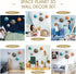 4Pcs 3D Outer Space Planets Wall Decor - Modern Wall Sculptures for Living Room & Bedroom - Solar System Decorations