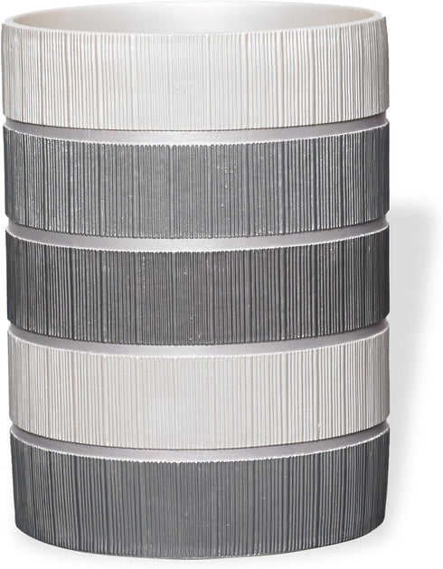 Popular Bath Modern LINE Waste Basket, Grey