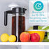 Mixpresso Cold Brew Maker for Iced Coffee and Tea, 44oz Glass Pitcher, Easy to Clean Reusable Mesh Filter