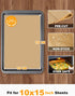 SMARTAKE 200 Pcs Parchment Paper Baking Sheets, 10x15 Inches Non-Stick Precut Baking Parchment, Perfect for Baking Grilling Air Fryer Steaming Bread Cup Cake Cookie and More (Unbleached) by SMARTAKE