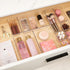 Vtopmart 10 Pcs Clear Acrylic Drawer Organizer Set, 4 Size Vanity Storage Bins for Bathroom, Jewelry, Cosmetics, Gadgets