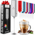 Zulay Kitchen Mini Milk Frother Handheld - Electric Mixer - Portable Wand for Coffee, Lattes, Cappuccino, Hot Chocolate