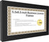 Creative Picture Frames 5.5X8.5Bk - Business License Frame with Self Standing Easel and Wall Hanger for Versatility