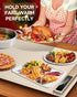 LBOLHZO Food,10s Mat,3-Temp Warming Mat for Rapid Warm Food Warming Food Warmer,Fast Heating BPA-Free Auto Shut Off