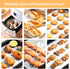 50Pcs 8x8 In Parchment Paper Sheets, White Precut Baking Paper for Cookies, Cooking, Frying, Air Fryer, Grilling Rack,