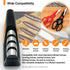 Premium-Ceramic-Knife-Sharpener, Versatile Kitchen Knife Sharpener Tool, Ideal for All Knives, Safe & Easy to Use