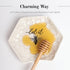 Youngs Ceramic Bee Spoon Rest, Large Spoon Holder for Cooking Spoons, Spatula, Ladle, Heat Resistant Utensil Rest, 5"x5"