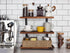 StorageWorks Small Baskets for Organizing, Handwoven Seagrass Baskets with 4 Sections, 2 Pack for Shelves, Pantry,