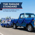 4" 25' TCDesignerProducts Dark Blue Vinyl Twist Garland - x roll, Parade Float Decorations for Trailer Or Golf Cart