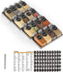 SpaceAid Spice Drawer Organizer with 16 Spice Jars, 386 Spice Labels, 4