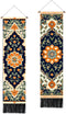 BVBOX 2 PCS Vertical Floral Tapestry 13"x51", Ottoman Aesthetic Long Vertical Wall