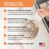 Silicone Bread Sling 2-Pack, Exclusive SureHold Handles, Silicone Sourdough Baking Sling, the Bread Mat for Bread Making Tools, Sourdough Bread Baking Supplies (2)