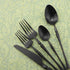 Gugrida Unique & Beautiful Flatware Set, 5 Piece Iridescent Silverware Sets, 18/10 Stainless Steel Reusable Cutlery Set