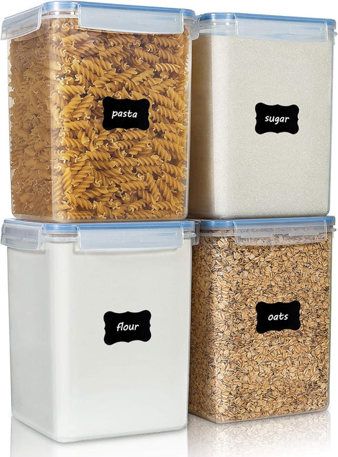 Vtopmart Large Food Storage Containers 5.2L / 175oz, 4 Pieces BPA Free
