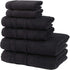 6-Piece Set, 100% Set 2 2 2 Qute Home Bath Towels Turkish Cotton Premium Quality Bathroom Towels, Soft and Absorbent