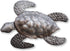 Sea Turtles Beach Metal Art - Set of 2 Nautical Wall Hanging Figurines, Handmade in Haiti, 6 x 7.75 Inches