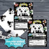 WERNNSAI Watercolor Video Game Party Invites - 20 Set Fill-in Invitations with Envelopes for Boys Birthday