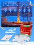 Outdoor,126 12 8 Star Icicle Lights Led Star Hanging String Light with Modes,Waterproof Connectable Fairy Star Window