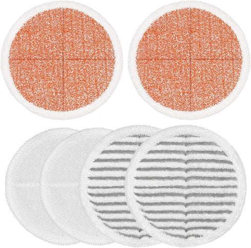 6 Pack Mop Pads Replacement Compatible with Bissell Spinwave Mops 2124 2039