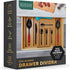 RUBOXA Expandable Bamboo Drawer Organizer, Modern Silverware Tray for Kitchen Utensils, Cutlery, Office Supplies,