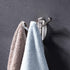 KES Solid Metal Swivel Hook - Heavy Duty Folding Swing Arm Triple Coat Hook, Brushed Nickel, A5060-2