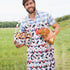 2 15 7 Cutecrop Pcs Egg Collecting Apron with Pocket Gathering Basket with Pouch for Chicken Duck Goose Eggs Easter