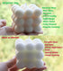 Bubble Candle and Body Candle Set - Brighter Sky | Natural Wax | Cute Candle Decor | Gift for Her | Candle Ideas |