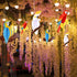 TUPARKA 6 Pieces Tropical Birds Honeycomb Parrot, Hawaiian Summer Beach Tiki Bar Luau Party Decorations