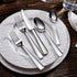 KEAWELL Premium 4-Piece Louis Spoon Set, 18/10 Stainless Steel, Set of 4, Dishwasher Safe, Smooth and Solid