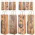 Wine Gift Bags for Wine Bottles, 12 Pack Paper Set with Wood Grain, Bulk for Holiday, Wedding, Birthday