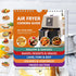 ???????? 200 ?????????? Air Fryer Cheat Sheet Magnets Cooking Guide Booklet, Air Fryer Cooking Guide, Air Fryer Magnetic Cheat Sheet Set, Air Fryer Accessories for Fry and Cook