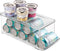 iDesign Soda Can Organizer with Lid - Clear - Made in USA for Pantry or Refrigerator