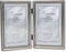 Lawrence Frames Bead Border Design, Double 4x6, Pewter