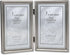 Lawrence Frames Bead Border Design, Double 4x6, Pewter
